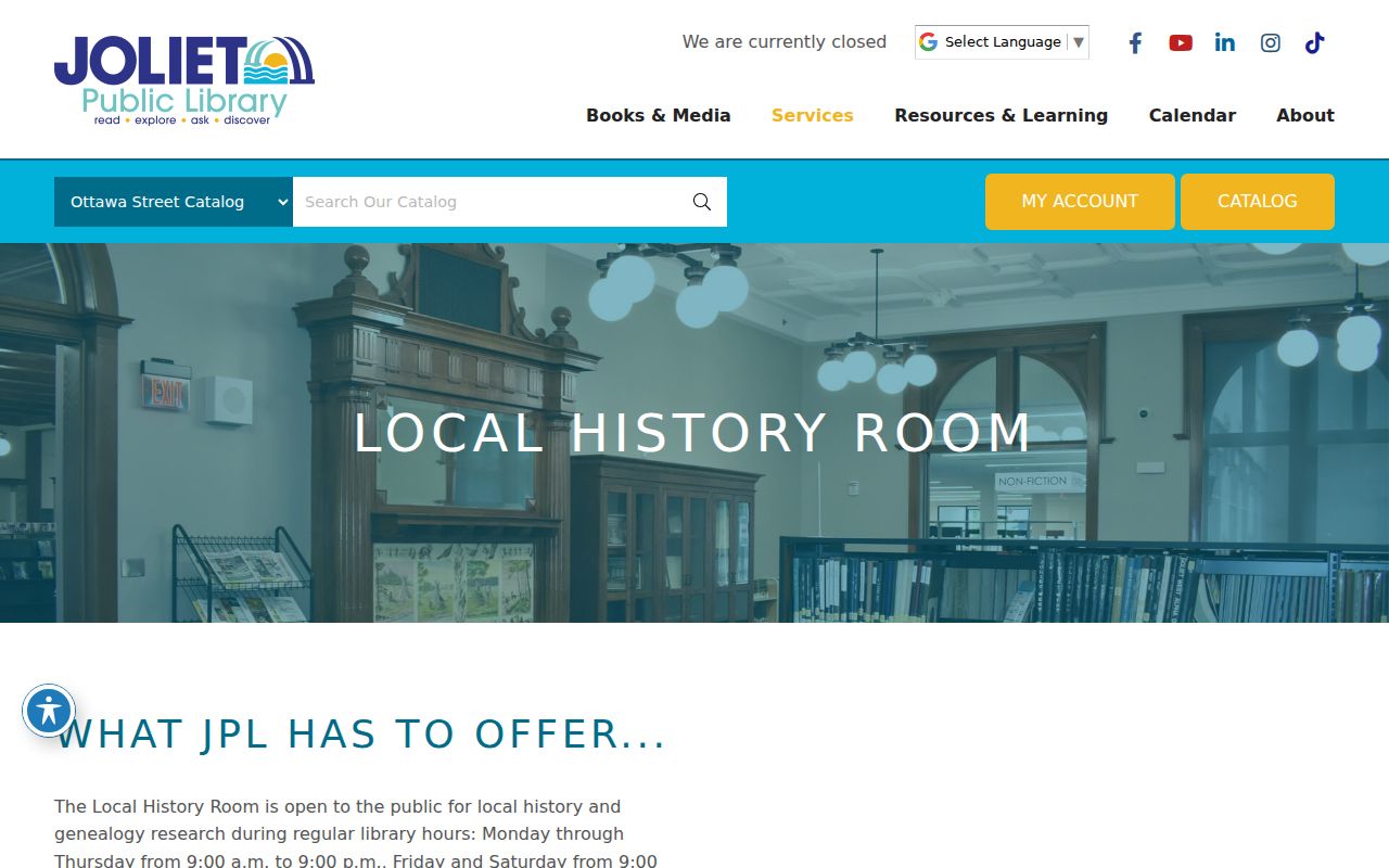 Joliet city directory library local history collection